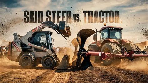 car skid steer|skid steer vs tractor.